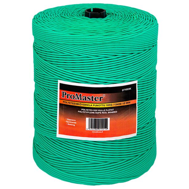 Köysikela ProMaster PE 3 mm punottu, 1340 m