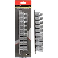 E-Torx-hylsysarja Amrox, 1/2&quot;, 9-os.