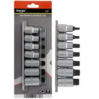 XZN-kärkihylsysarja Amrox, 1/2&quot;, 7-os.