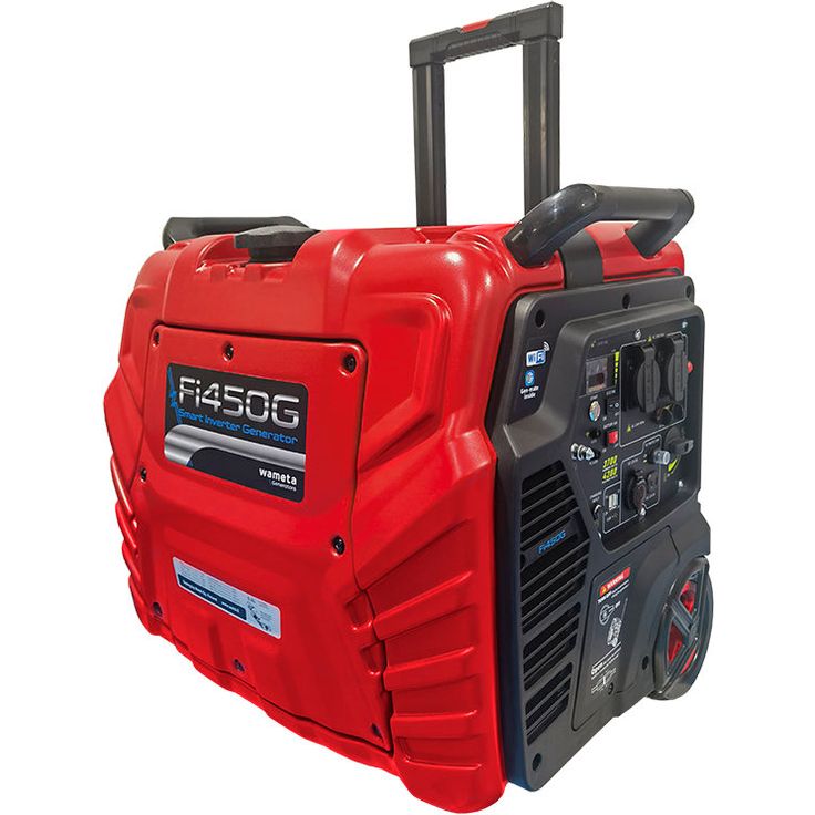 Aggregaatti Wameta FI450G Super Silent, sähkökäynnistys, 4.2kVA