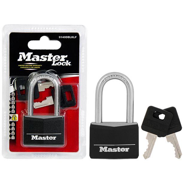 Riippulukko MasterLock 40x38mm, vinyyli
