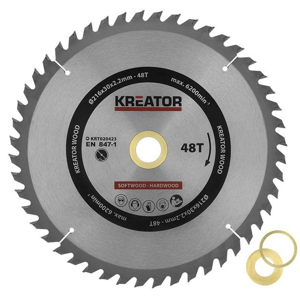 Sirkkelinterä Kreator, 254mm/40t