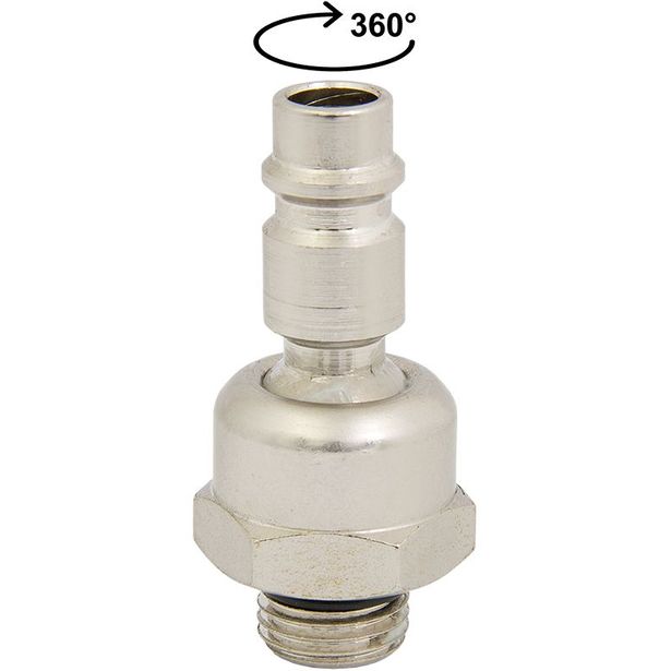 Nivelliitin ProMaster, 1/4", ulkokierteellä, 360 astetta