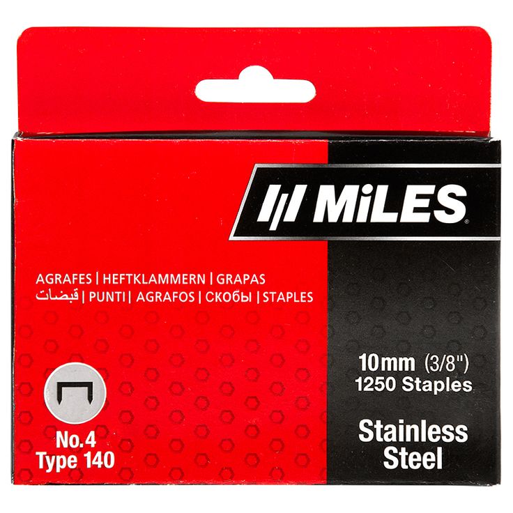 Sinkilä Miles, No.4, 10mm, 1250kpl, rst