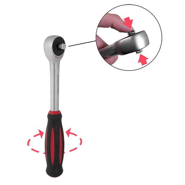 Räikkäväännin AmPro, 3/8", rotaatio