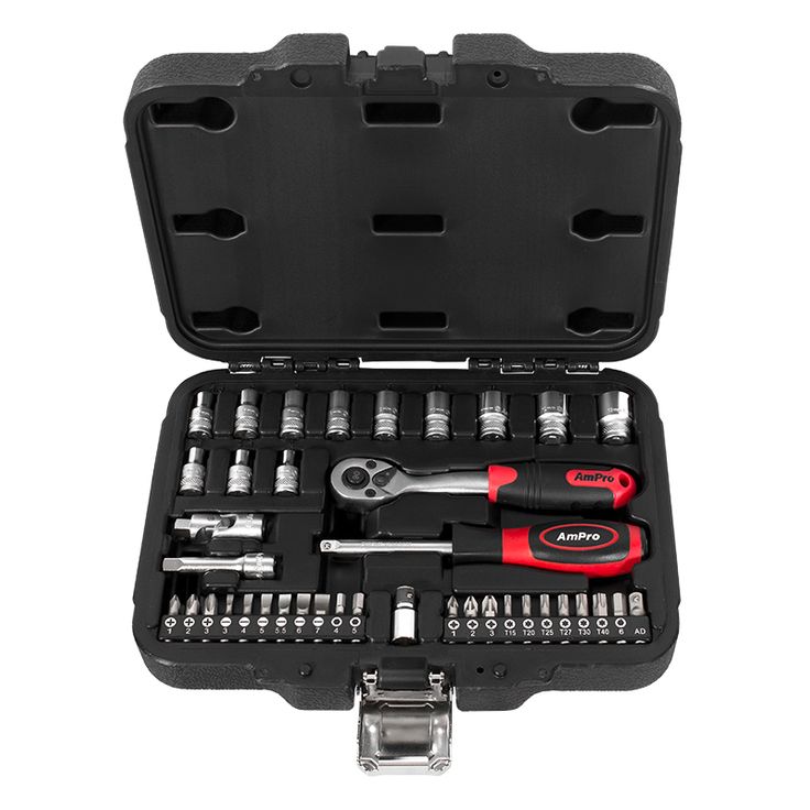 Työkalusarja AmPro, 1/4", 39-osainen, bolt-fit