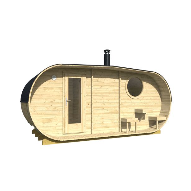 Tynnyrisauna Tene Lohja 11.8m²