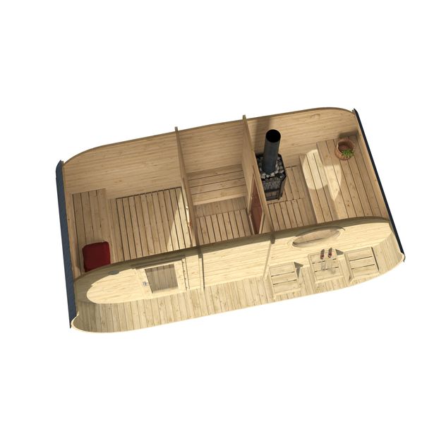 Tynnyrisauna Tene Lohja 11.8m²