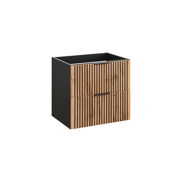Allaskaappi Interia Loki 60x46x57 cm,  tammi/musta
