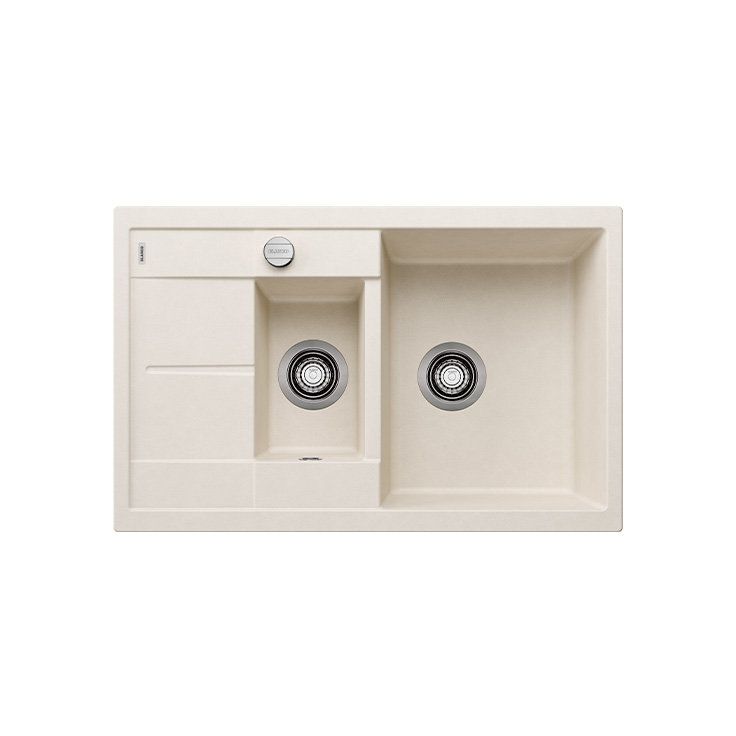 Keittiöallas Blanco Metra 6 S Compact 780x500mm silgranit soft-valkoinen