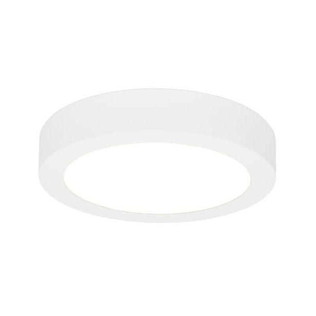 LED-alasvalo Limente DRS-18 Lux, Ø 225x40mm, 18W, IP20, valkoinen