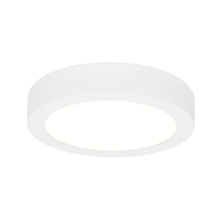 LED-alasvalo Limente DRS-18 Lux, Ø 225x40mm, 18W, IP20, valkoinen