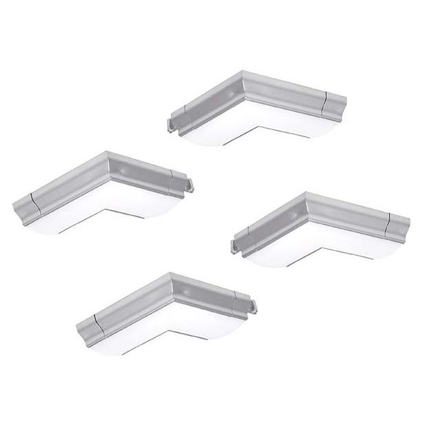 Kulmapalat Limente LED-Slim 90°, 4 kpl, 3000 K (2 x oikea, 2 x vasen)