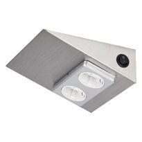 Pistorasia Limente Luna-2 200 W 16 A 230 V 150x164 mm 2-osainen RST kytkimellä