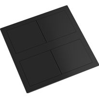 Pistorasia Limente Desk-2 240V IP44, 40x117x117mm, mattamusta