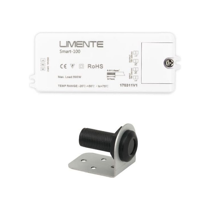 Liiketunnistin Limente Smart 140, IR-kytkin, valaistuksen ohjain