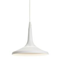 LED-riippuvalaisin Limente Kuura, Ø 225x3000mm, valkoinen