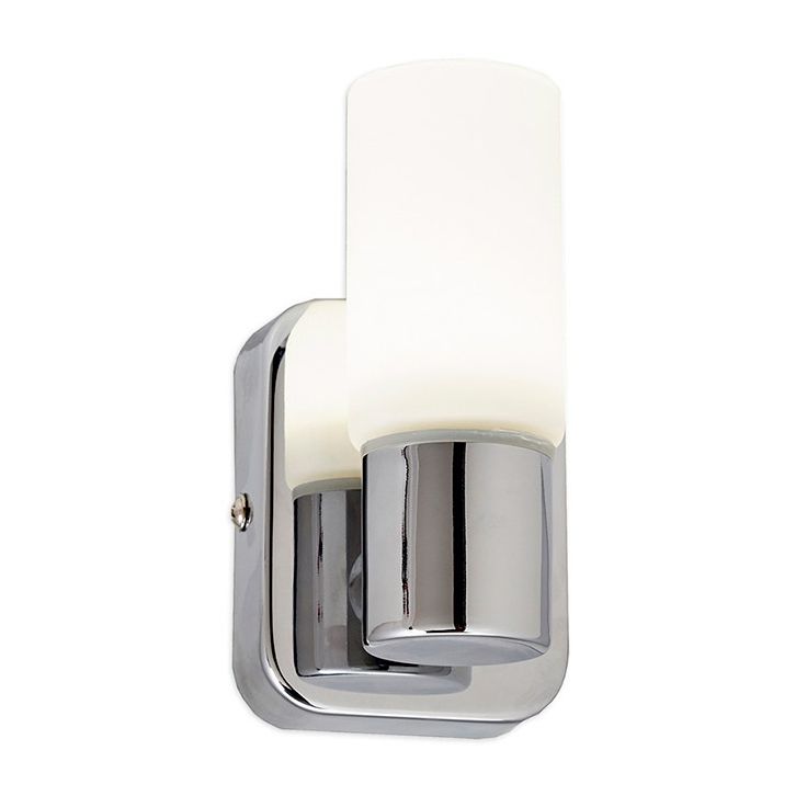 LED-seinävalaisin Limente Puro, 70x80x125mm, kromi, valkoinen