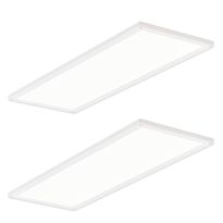 LED-kalustevalaisinsetti Limente LED-Flat 22, 2x7.6W, valkoinen