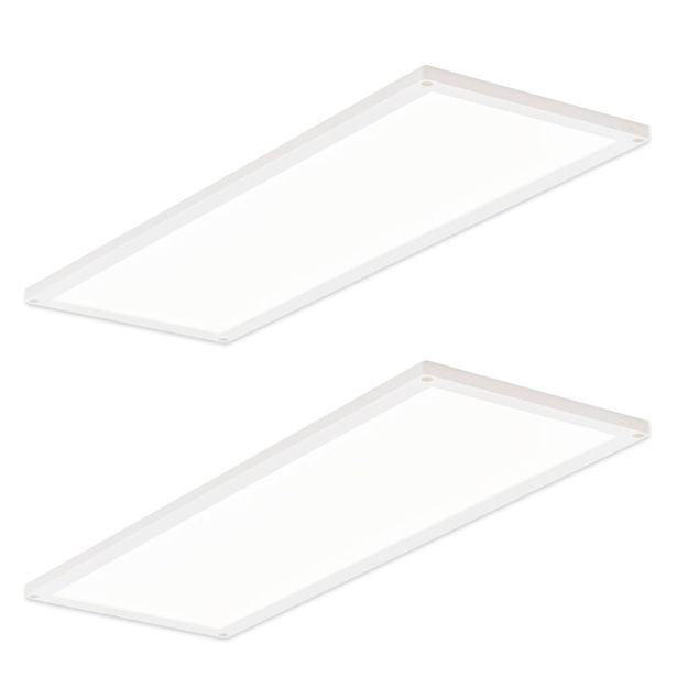 LED-kalustevalaisinsetti Limente LED-Flat 22, 2x7.6W, valkoinen