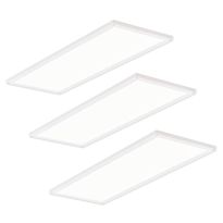 LED-kalustevalaisinsetti Limente LED-Flat 22, 3x7.6W, valkoinen