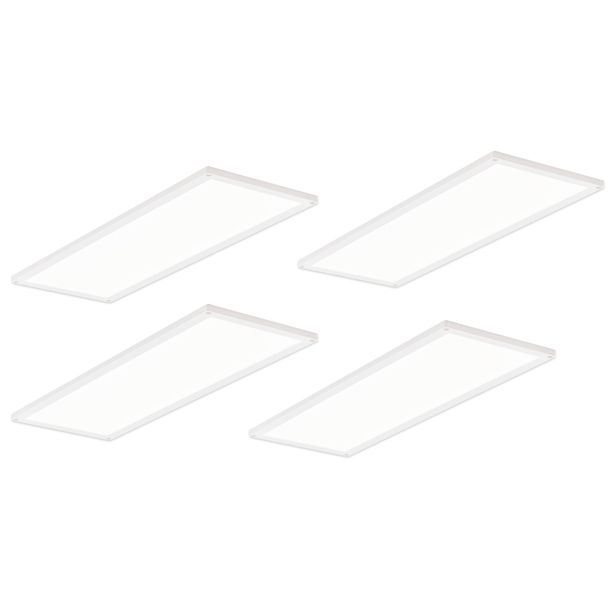 LED-kalustevalaisinsetti Limente LED-Flat 22, 4x7.6W, valkoinen