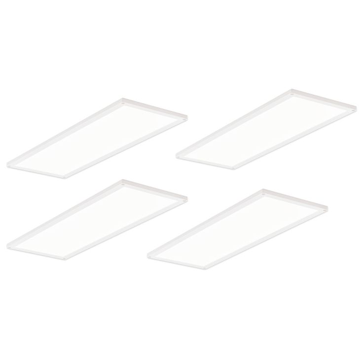 LED-kalustevalaisinsetti Limente LED-Flat 22, 4x7.6W, valkoinen