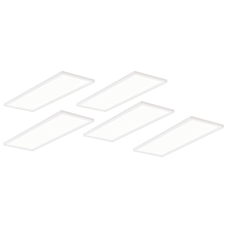 LED-kalustevalaisinsetti Limente LED-Flat 22, 5x7.6W, valkoinen