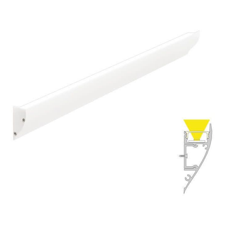 LED-profiili Limente LED-Up 20 CCT, 2700-6000K, 2m, 19W, valkoinen