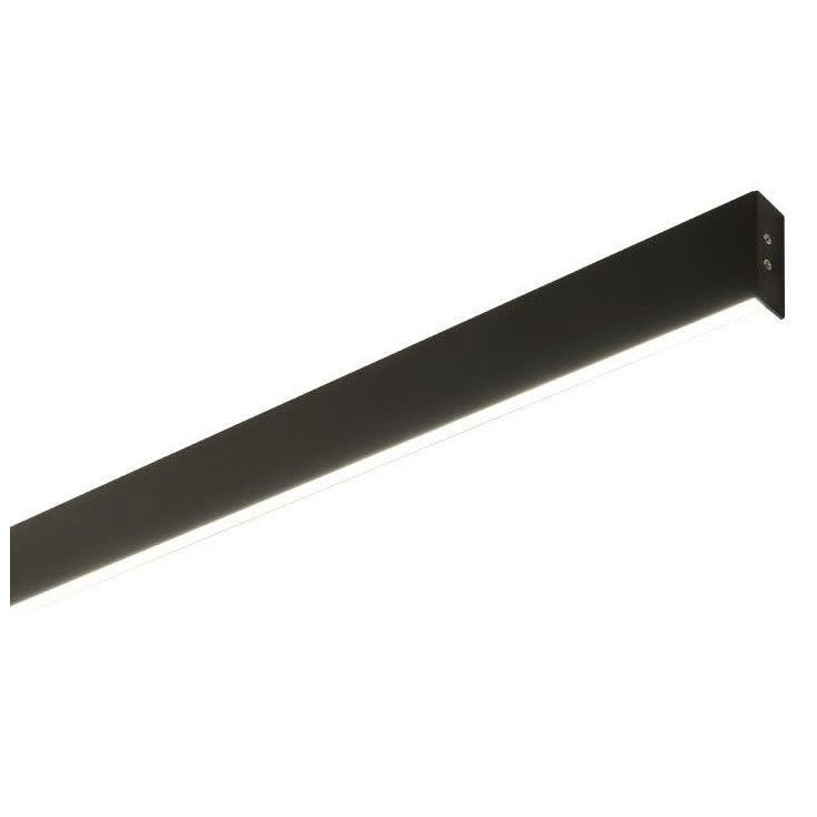 LED-profiili Limente LED-Duo 40, 4000K, 4m, 48W, musta