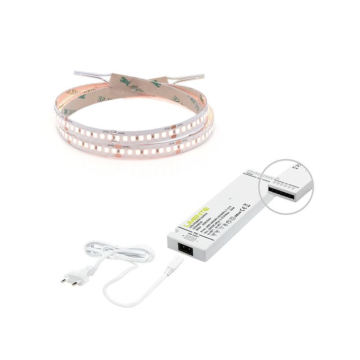 LED-nauha Limente 4m, IP44, 24V, 4000K + virtalähde IP20