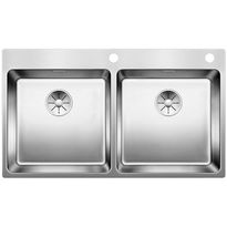 Keittiöallas Blanco Andano 400/400-IFA, 865x500mm, rst, upotettava/huullettava