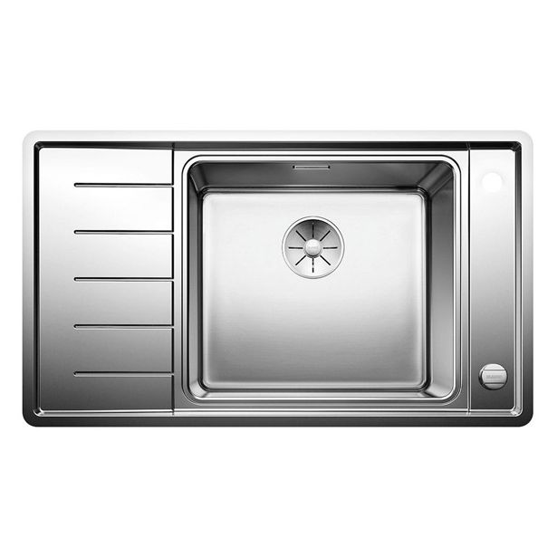 Keittiöallas Blanco Andano XL 6 S-IF Compact, 500x860mm, rst, taso vasemmalla, upotettava/huullettava