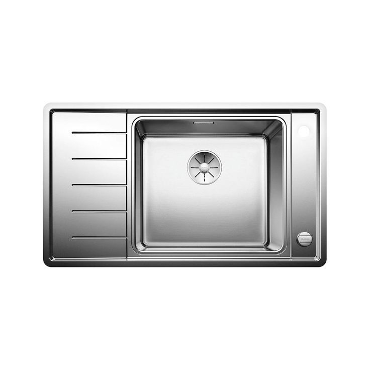 Keittiöallas Blanco Andano XL 6 S-IF Compact, 500x860mm, rst, taso vasemmalla, upotettava/huullettava
