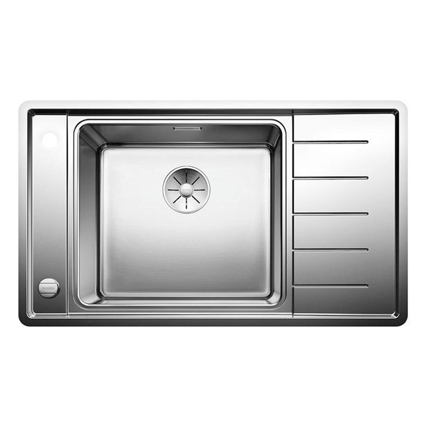 Keittiöallas Blanco Andano XL 6 S-IF Compact, 500x860mm, rst, taso oikealla, upotettava/huullettava