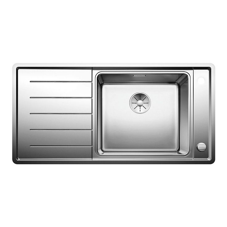 Keittiöallas Blanco Andano XL 6 S-IF, 500x1000mm, rst, taso vasemmalla, upotettava/huullettava