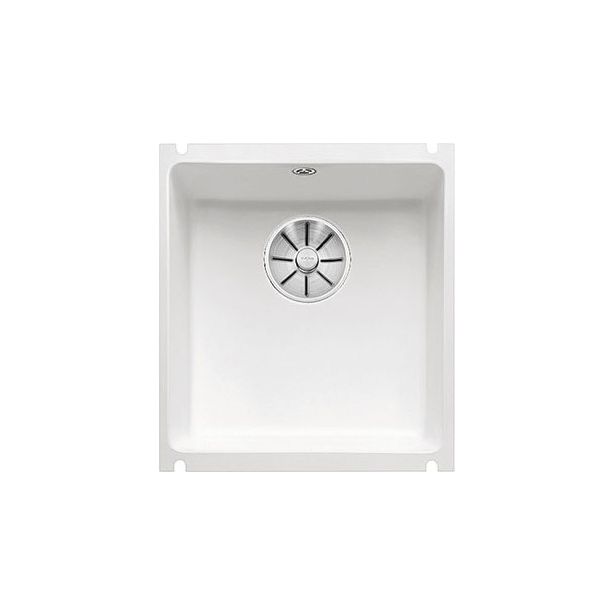 Keittiöallas Blanco Subline 375-U, 414x456mm, ceramic, altakiinnitettävä, kristallinvalkoinen