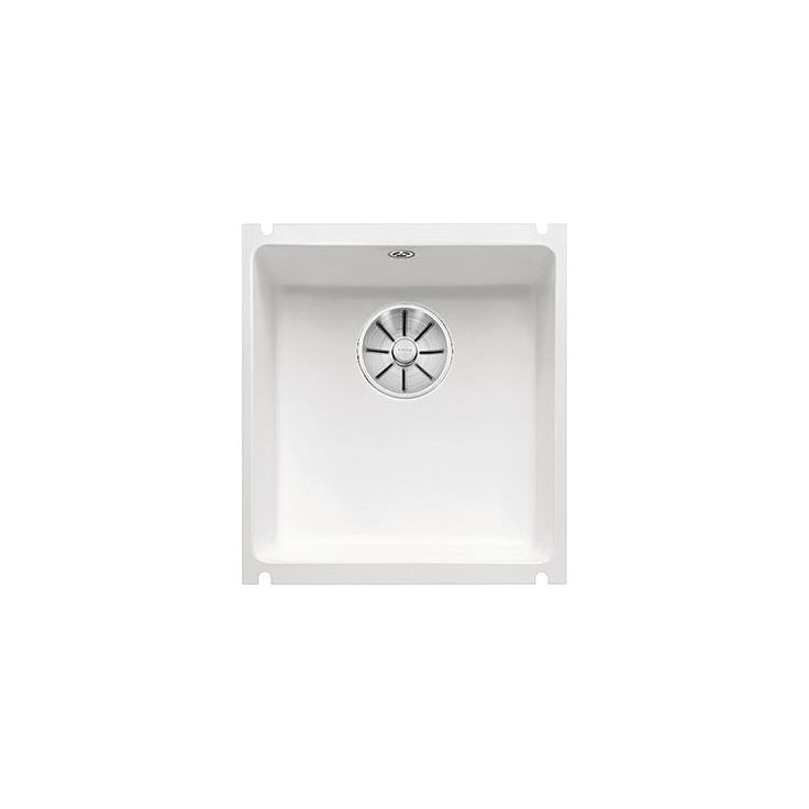 Keittiöallas Blanco Subline 375-U, 414x456mm, ceramic, altakiinnitettävä, kristallinvalkoinen