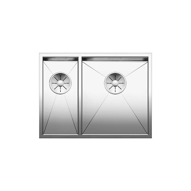Keittiöallas Blanco Zerox 340/180-U, 585x440mm, rst, altakiinnitettävä, oikea