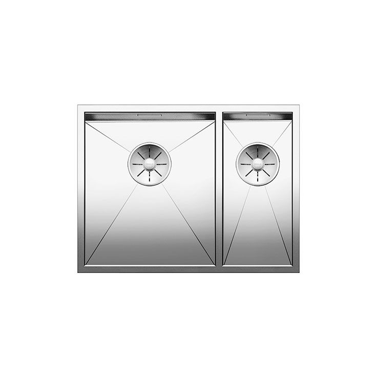 Keittiöallas Blanco Zerox 340/180-U, 585x440mm, rst, altakiinnitettävä, vasen