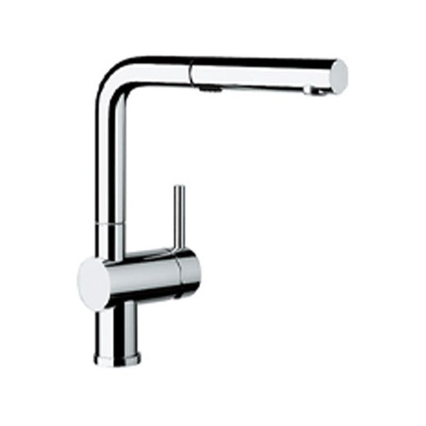 Keittiöhana Blanco Linus-S Vario, ulosvedettävä juoksuputki, kromi