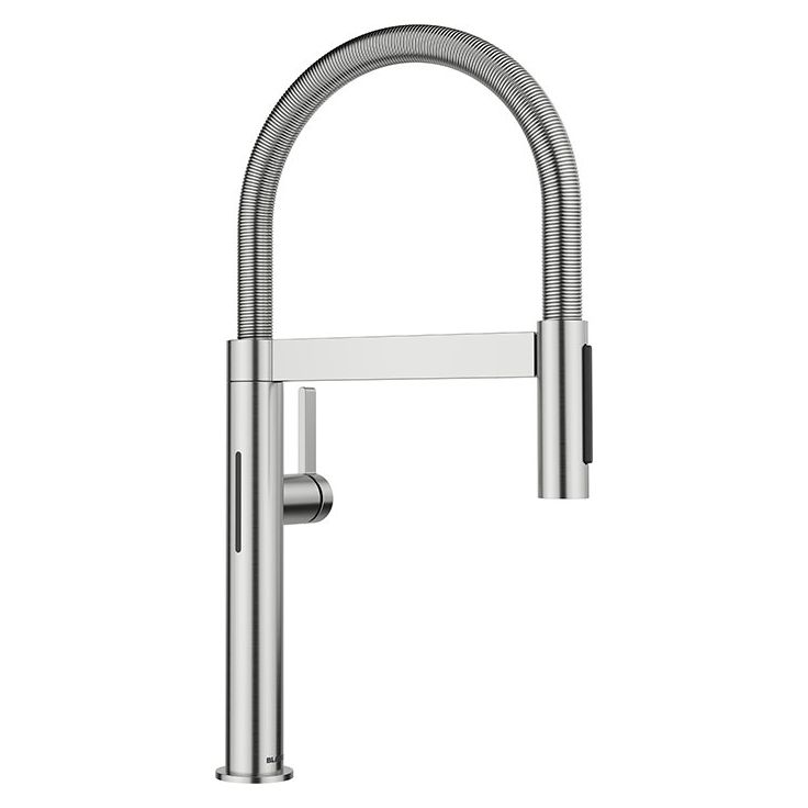 Keittiöhana Blanco Culina-S II Mini AC, ulosvedettävä juoksuputki, rst-optik