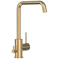 Keittiöhana Lapetek Liva-A, APK-liitäntä, harjattu kulta, Verkkokaupan poistotuote