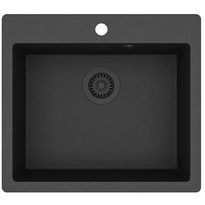 Keittiöallas Lapetek Luka 6, musta, Verkkokaupan poistotuote