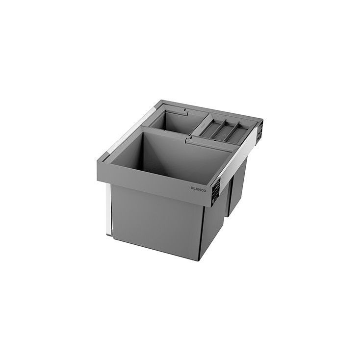Jäteyksikkö Blanco Flexon II Low 50/3, 1x19L + 2x8L, harmaa