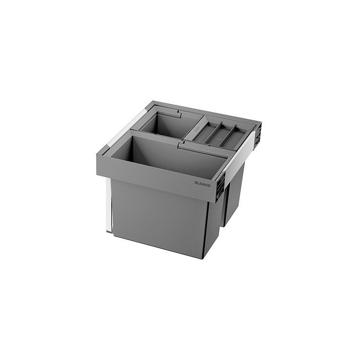 Jäteyksikkö Blanco Flexon II Low XL 60/3, 1x30L + 2x8L, harmaa