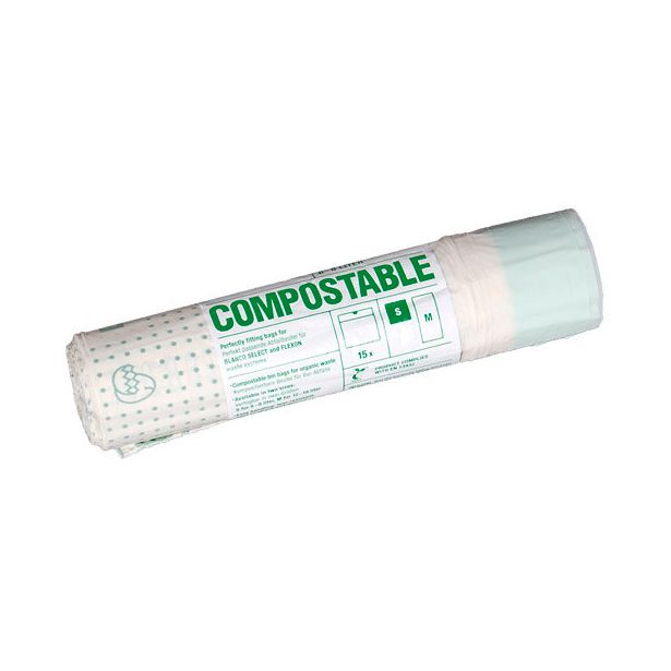 Jätepussi Blanco Bio S 5-8L, 15kpl/rulla