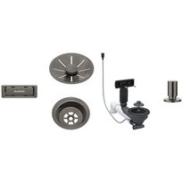 Pohjaventtiilistö Blanco InFino, 1 altaalle, kaukosäädettävä, dark steel