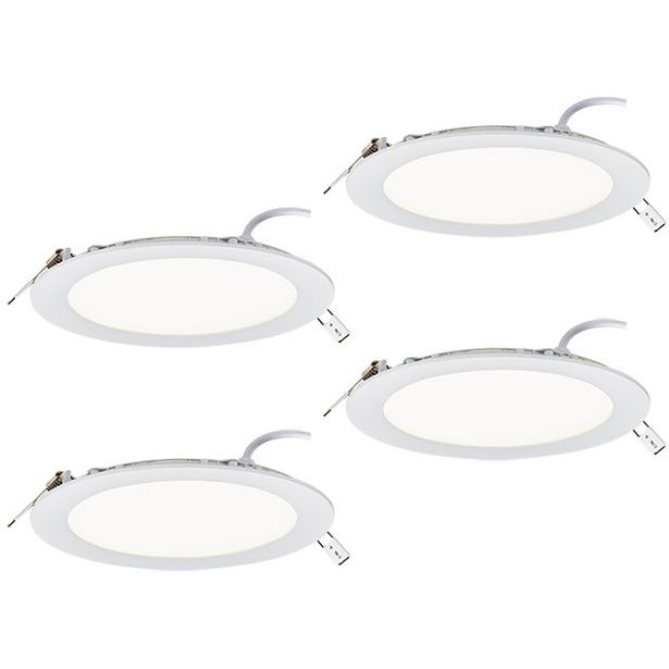 Paneelivalaisinsetti Limente DRI-9, 4000K, 9W, upotettava, sis. virtalähteen, 4kpl/pkt