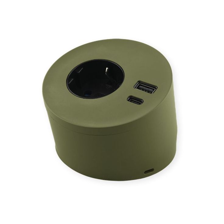 Pistorasia Limente Spot USB pinta-asennettava vapaasti tasolla seisova IP20 240V